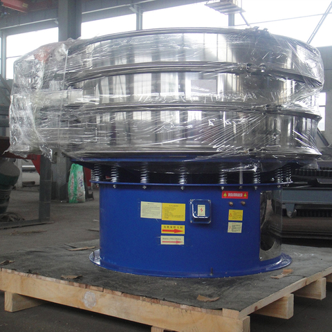 Peneira vibratória rotativa de peneiramento de pó multicamadas para indústria alimentícia