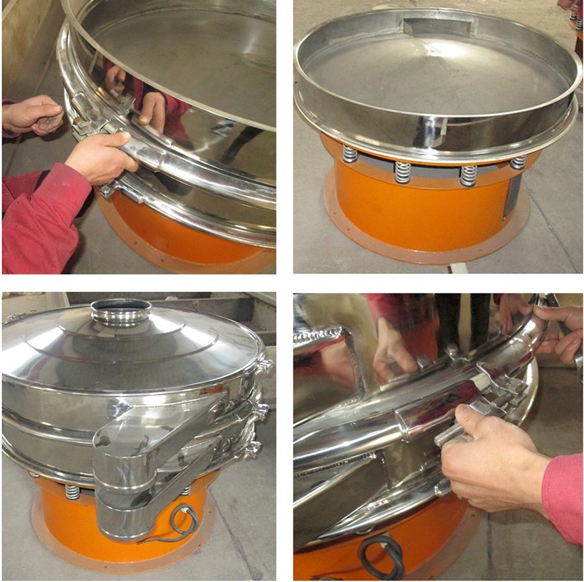substitui&ccedil;&atilde;o de malha separadora vibrat&oacute;ria rotativa
