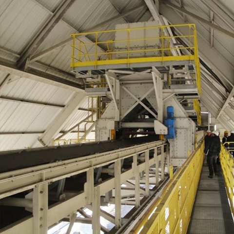 Transportador de correia pesada transportadora auxiliar transportadora de pedra de areia Tripper