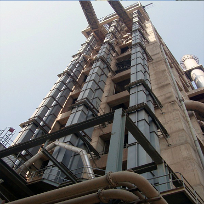 Elevador de caçamba de revestimento duplo de cimento à prova de poeira