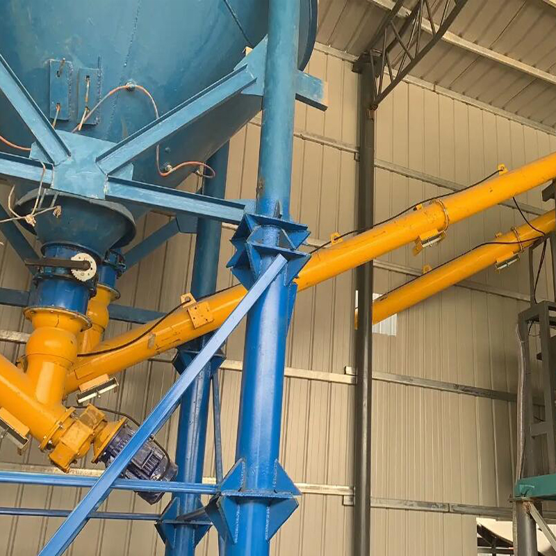 Rosca transportadora de tubo de areia fina de alta velocidade rotativa