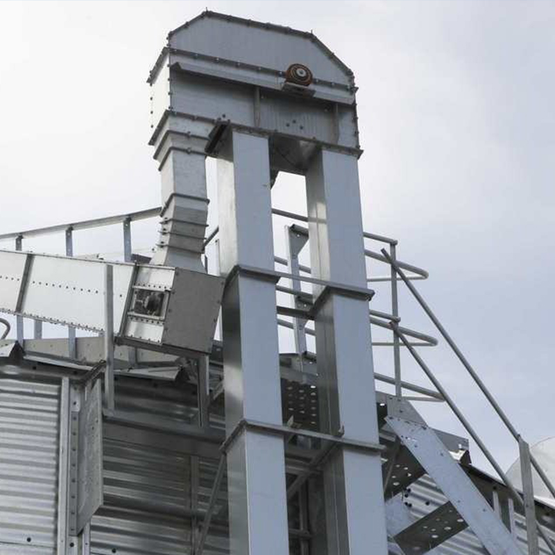 Elevador de caçamba de corrente de canal duplo eficiente para sementes de grãos