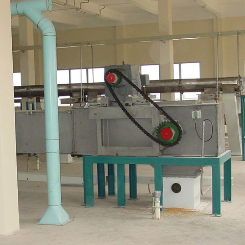 Transportador de raspador de milho de arranjo flexível